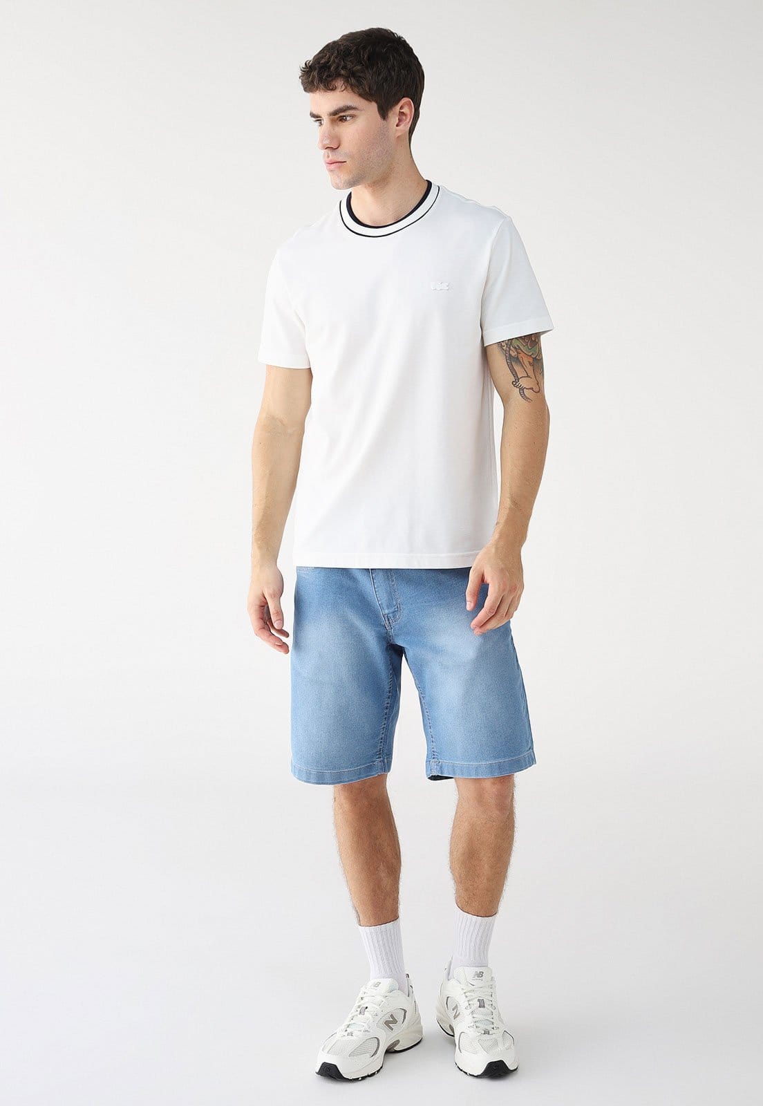 Vista 2 Bermuda Jeans Billabong Reta Pockets Billabong azul