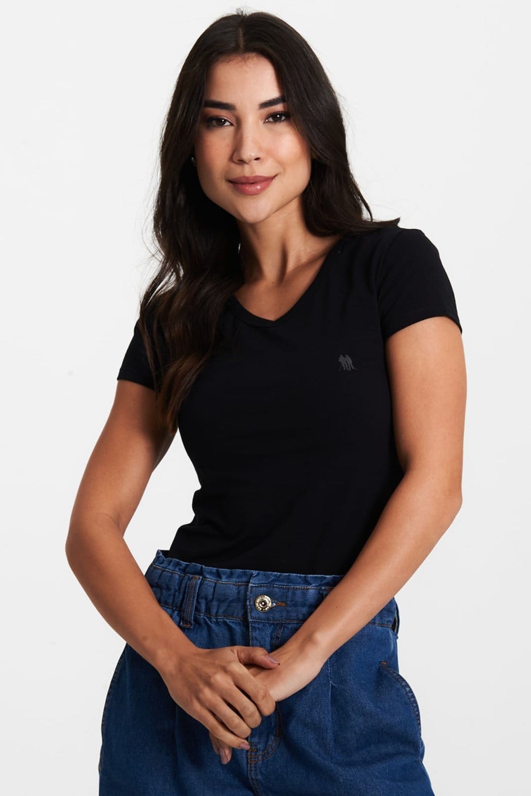 Vista 2 Kit 3 Camisetas Femininas Malha Polo Wear Sortido Polo Wear multicolorido