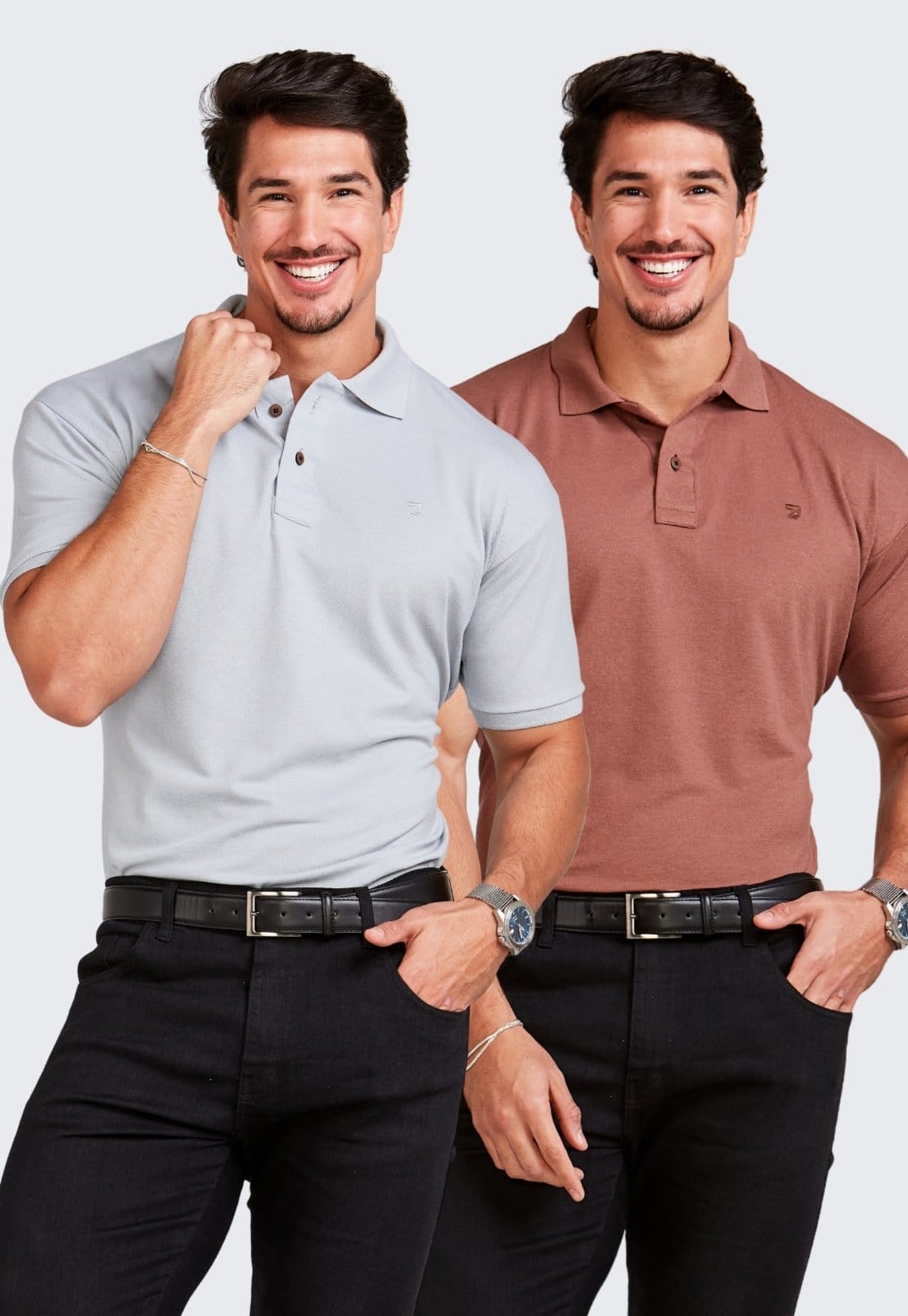 Kit 2 Camisa Polo Masculina Algodão Piquet Daze Modas e
