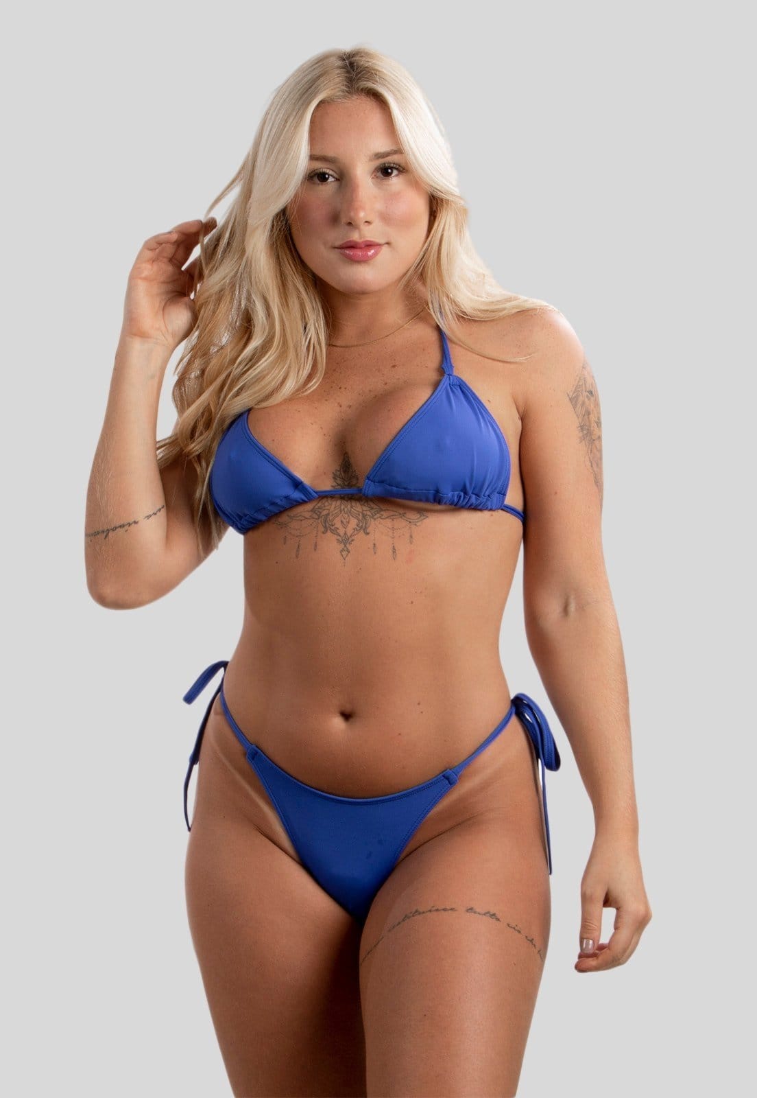 Biquini Diluxo Cortininha Asa Delta Amarração