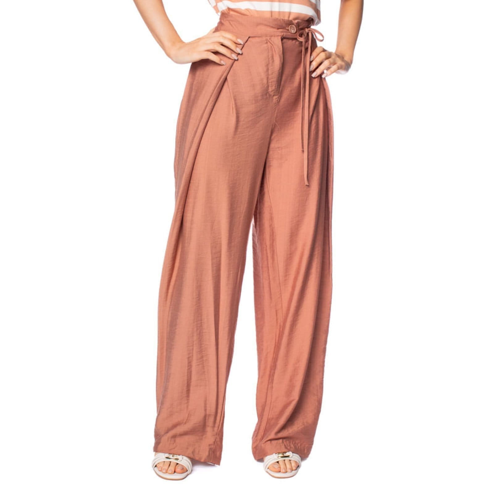 Calça Feminina The Style Box Reta Telha