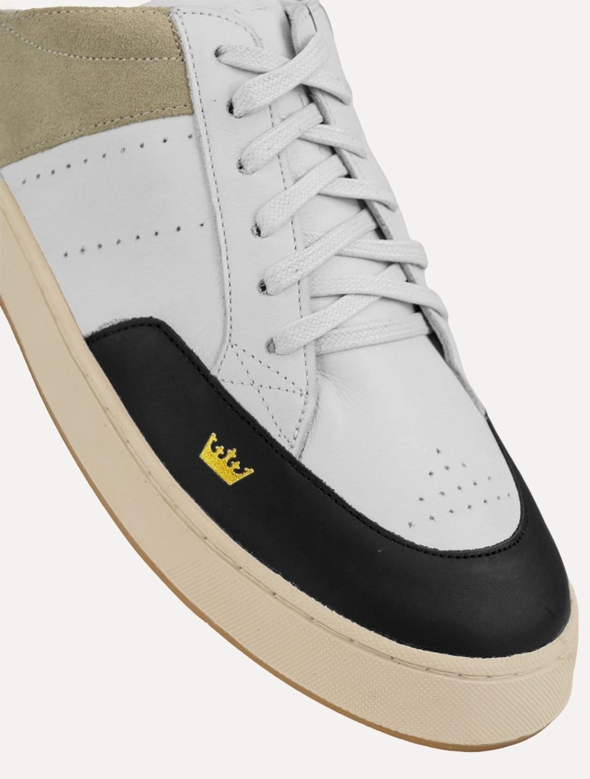 Vista 2 Tênis Osklen Masculino Couro Soho Sections Off-White Osklen off-white white