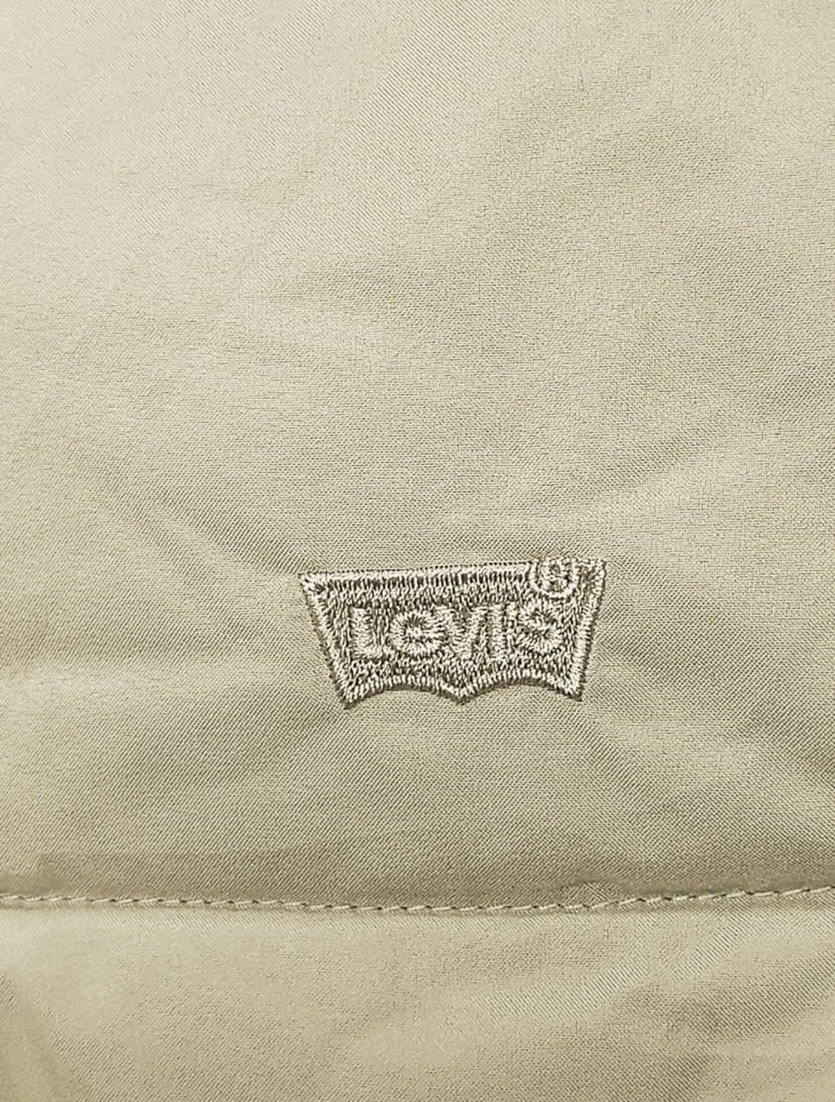 Vista 2 Jaqueta Levis Masculina Puffer Packable Quilted Off-White Levis off-white white