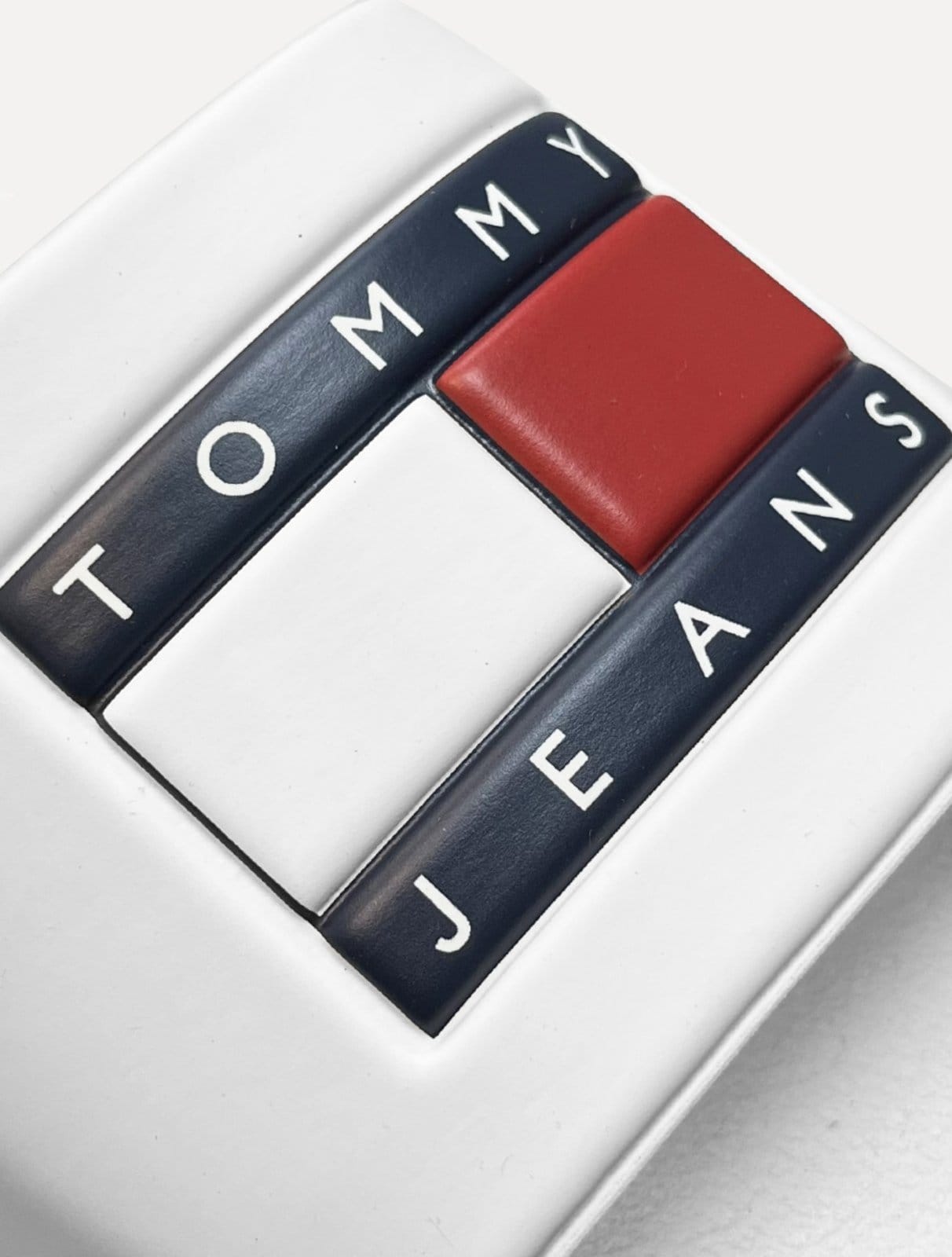Vista 2 Chinelo Tommy Jeans Slide Essential Flag Pool Tommy Jeans branco