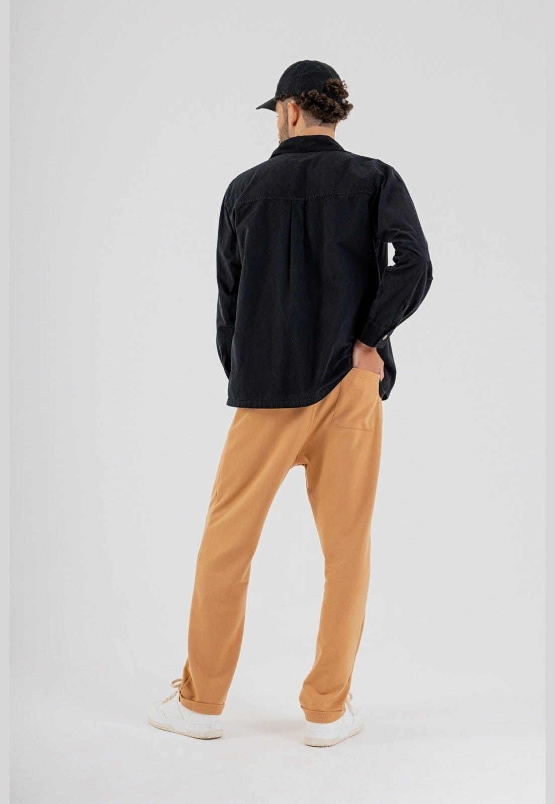 Vista 2 Calça Masculina em Moletom The Philippines The Philippines marrom