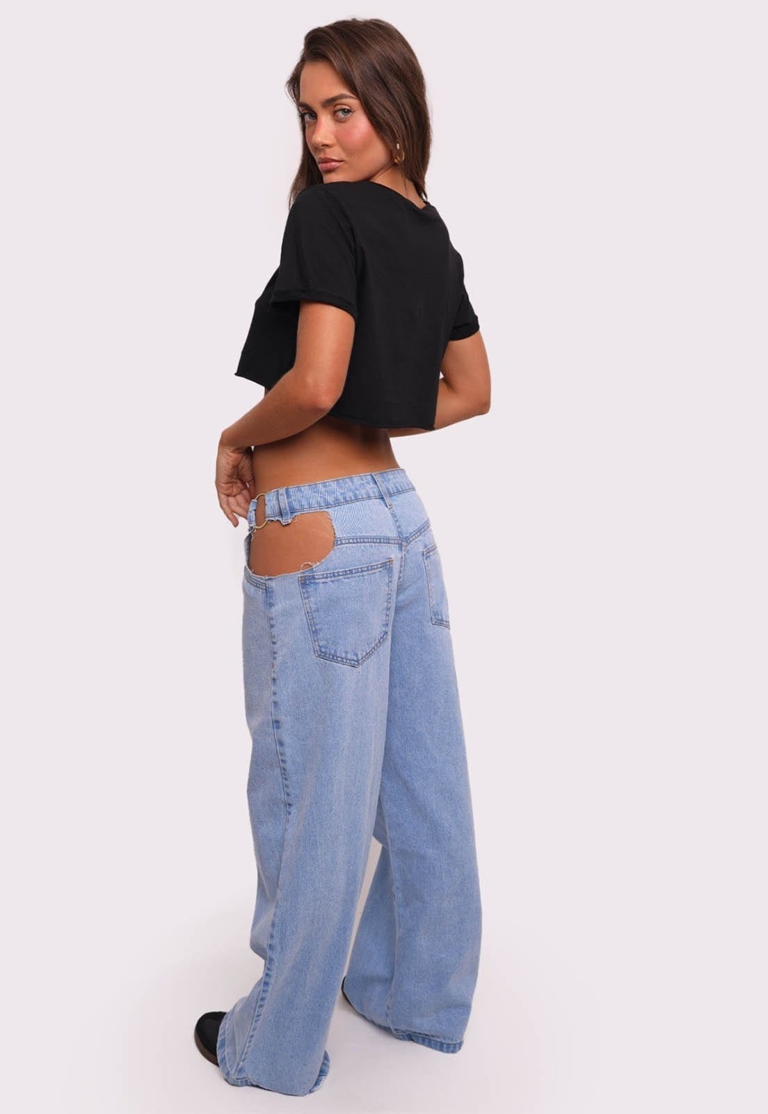 Vista 2 calça ayla Mundo Lolita mundololita jeans