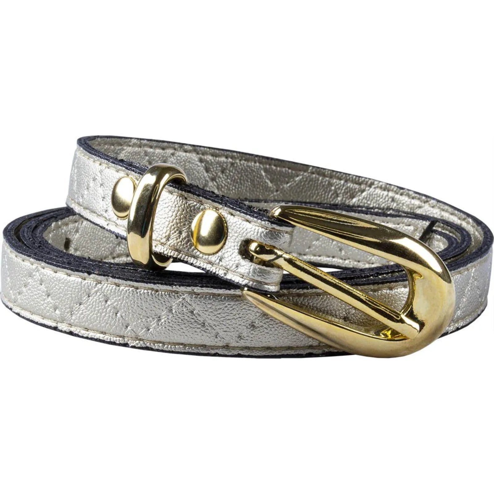 Cinto Feminino Matelassê Artlux FM7708 Ouro