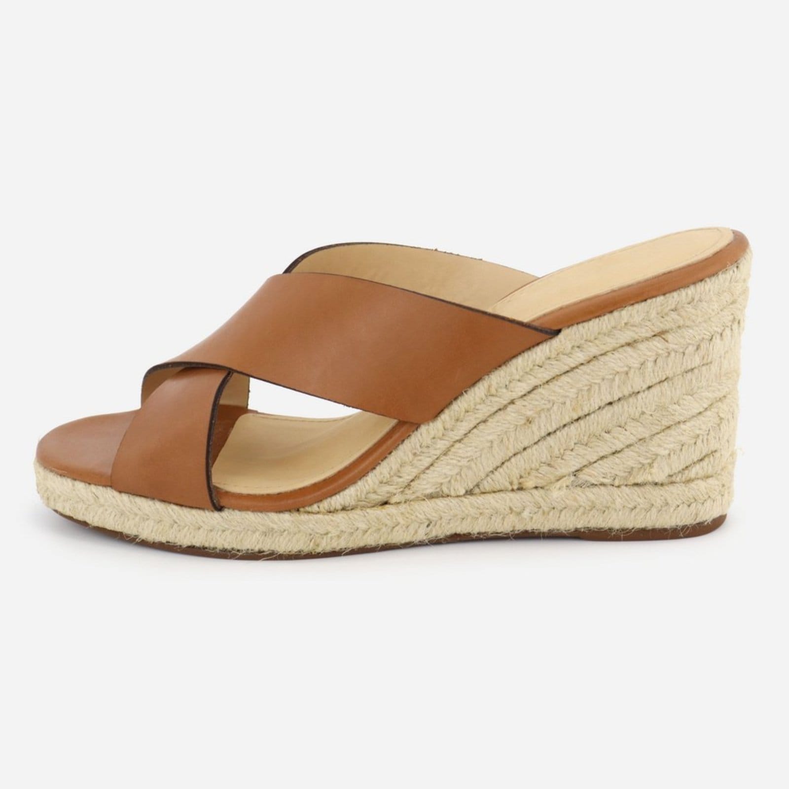 Tamanco Fácil Calce Maria Paula Couro Anabela