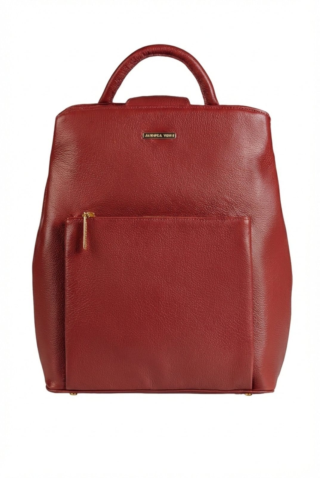 Mochila bolsa slim couro liso antifurto Lavínia