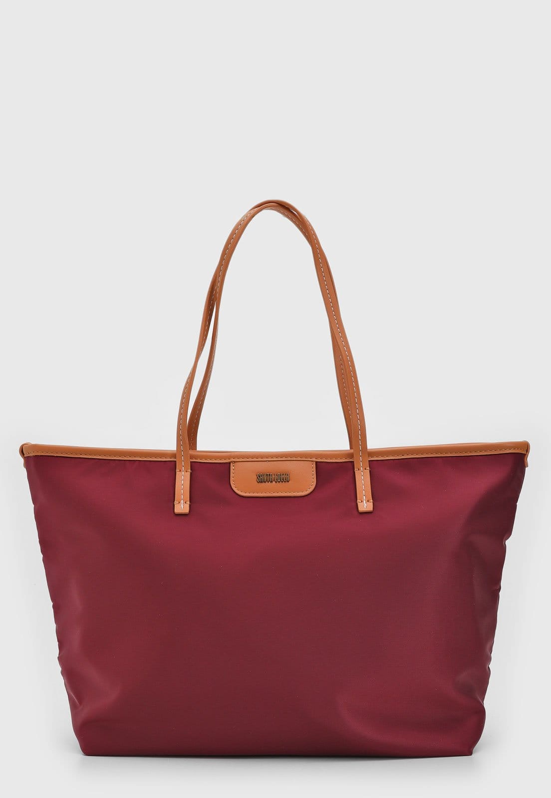 Bolsa Tiracolo Santa Lolla Tote Grande Roxa