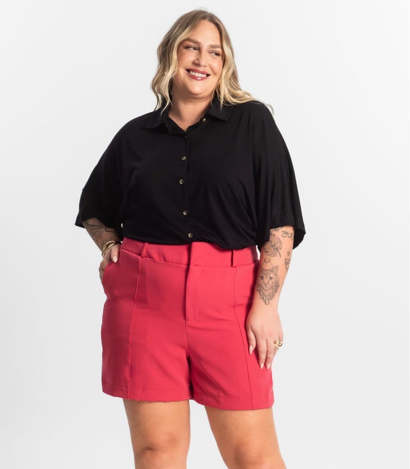 Shorts Feminino Alfaiate Secret Glam