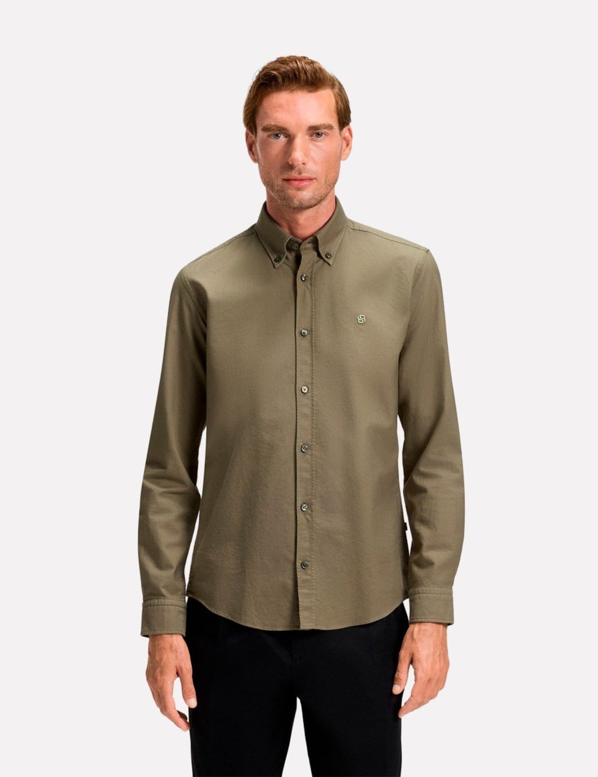 Camisa Hugo Boss Masculina Slim Fit H-ROAN-BD-E-C1