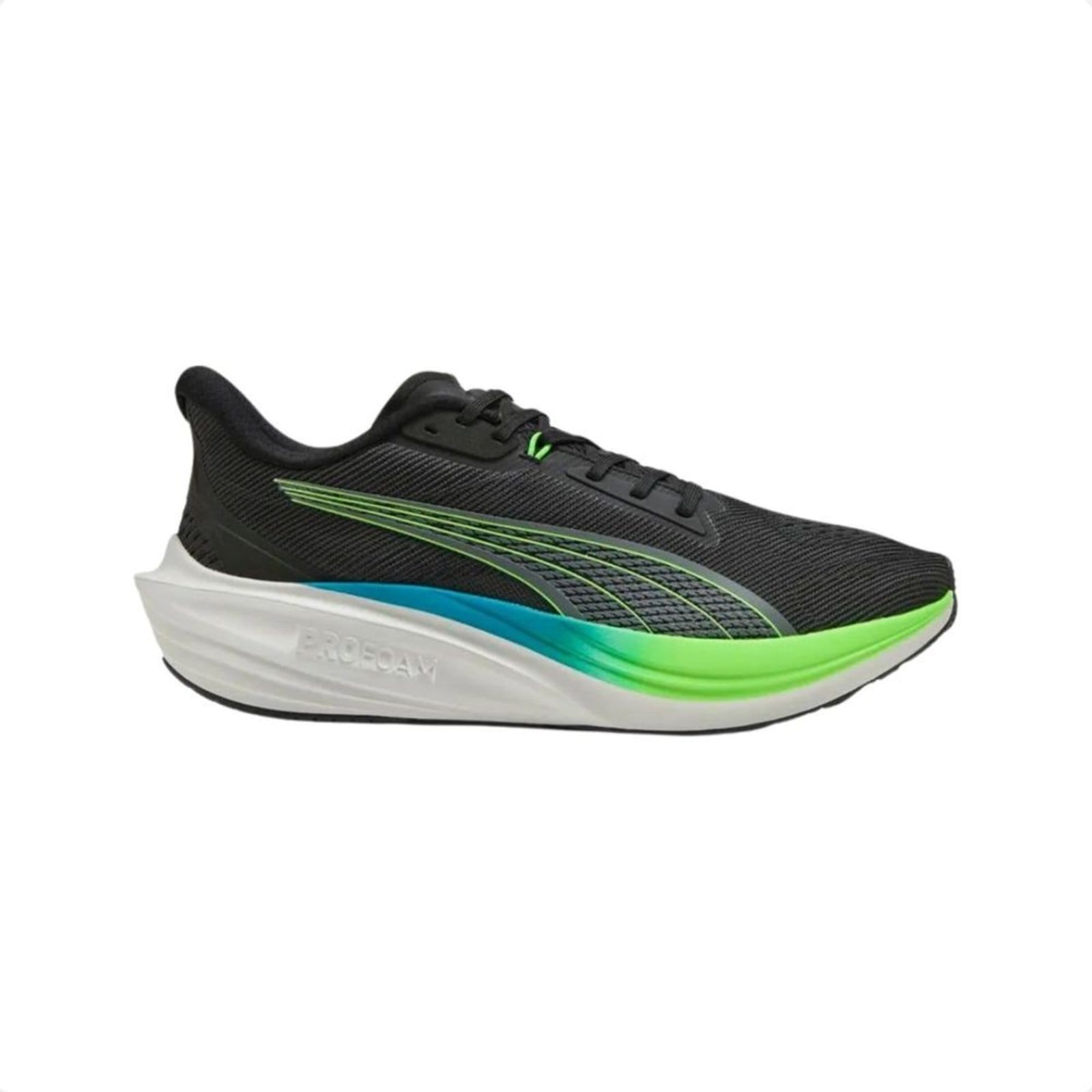 Tênis Running Masculino Puma Darter Pro Preto E Verde