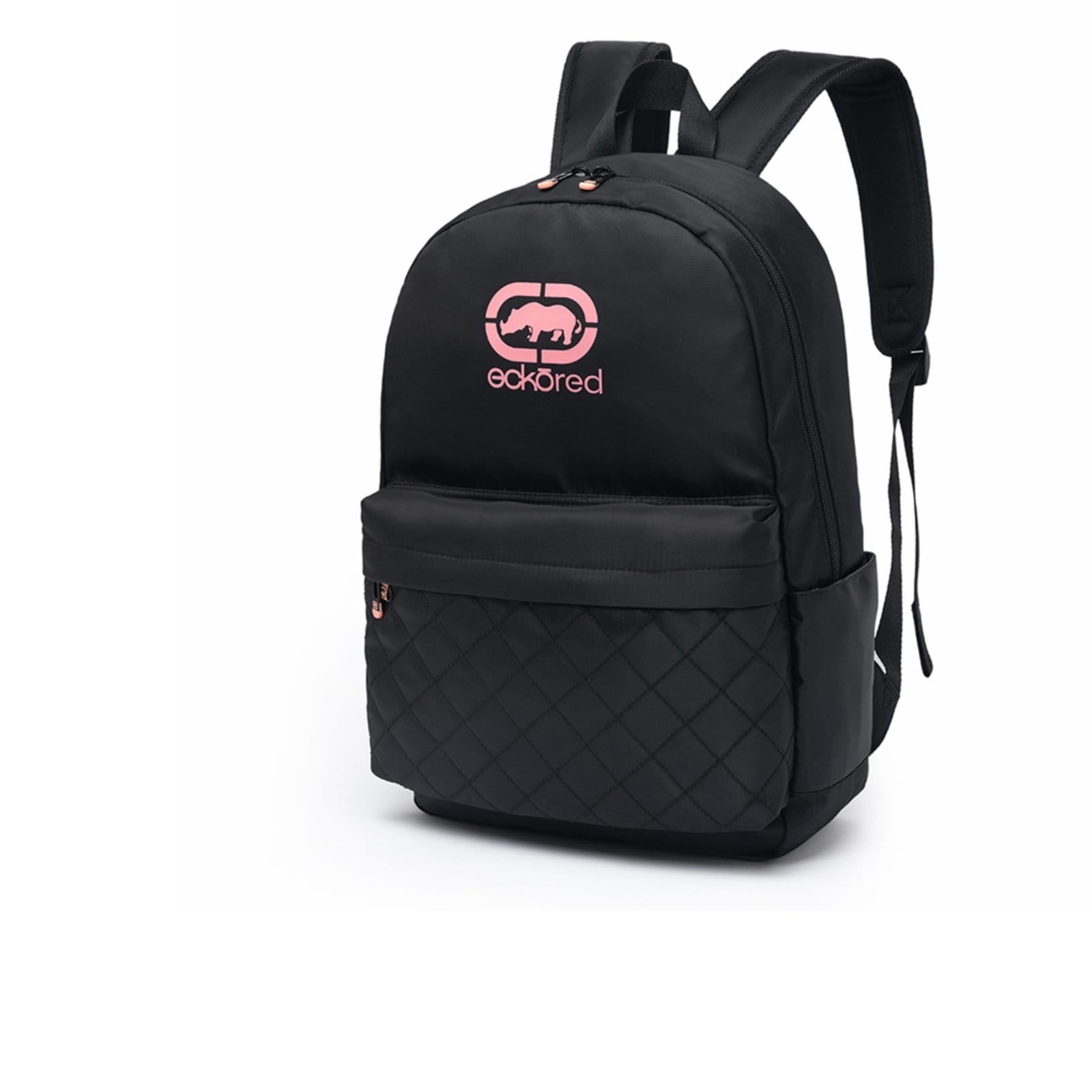 Vista 2 Mochila Feminina Ecko Bolsa Casual Escolar Notebook Faculdade Espaçosa Resistente Ecko preto
