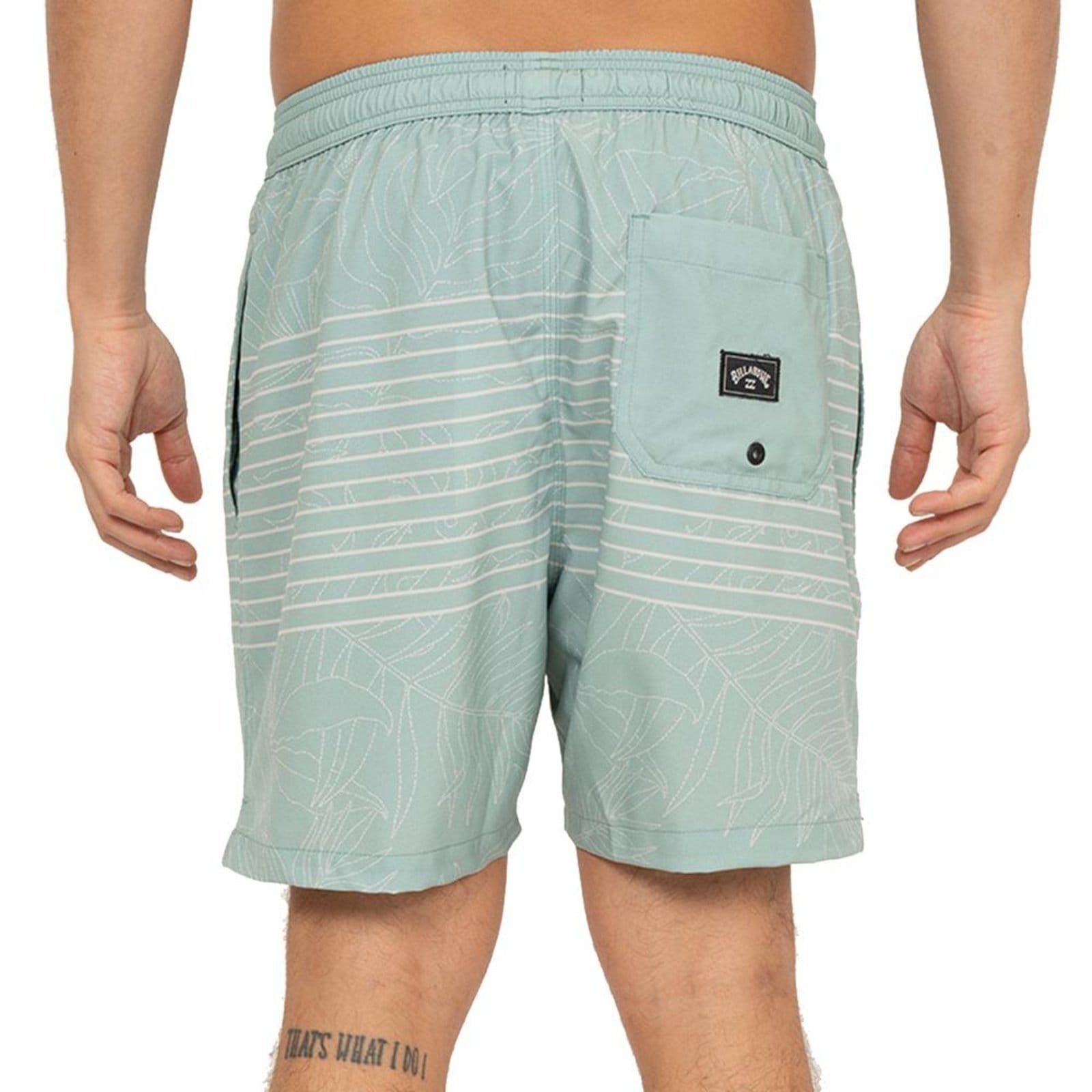 Vista 2 Bermuda Billabong 73 Layback 17" SM26 Masculina " Billabong verde