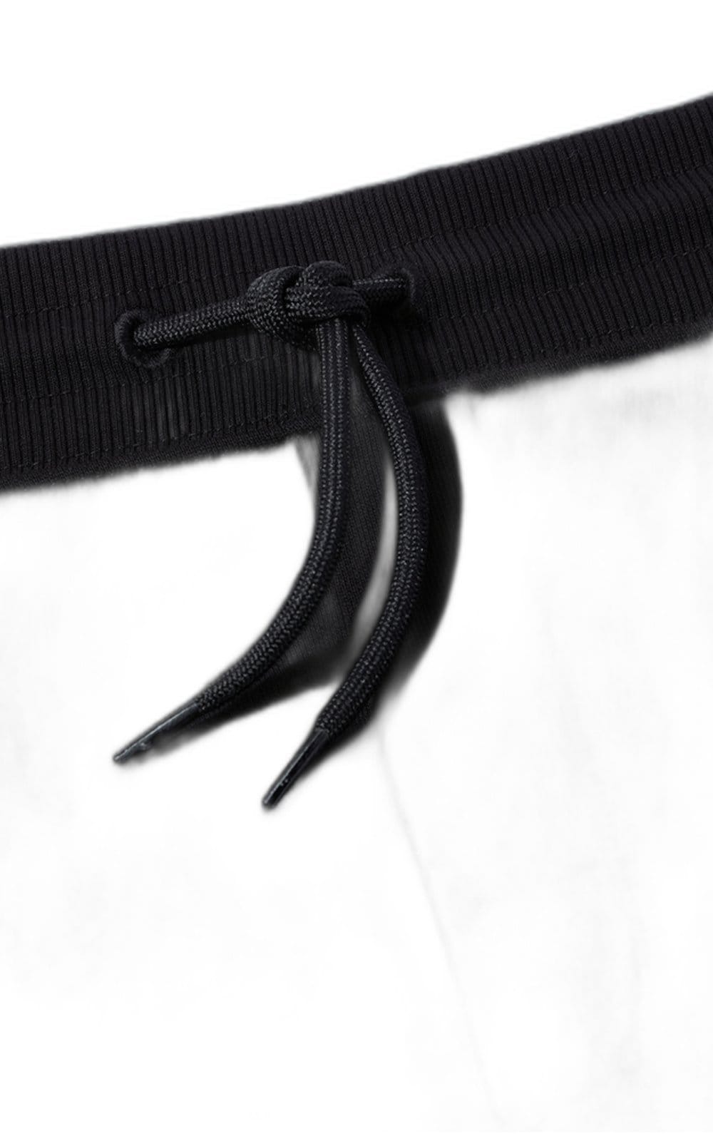 Vista 2 Shorts De Algodão Francês Felpudo Com Logo HUGO preto