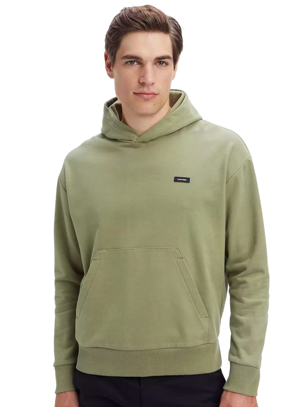 Moletom Calvin Klein Masculino Canguru Hoodie CK Tag