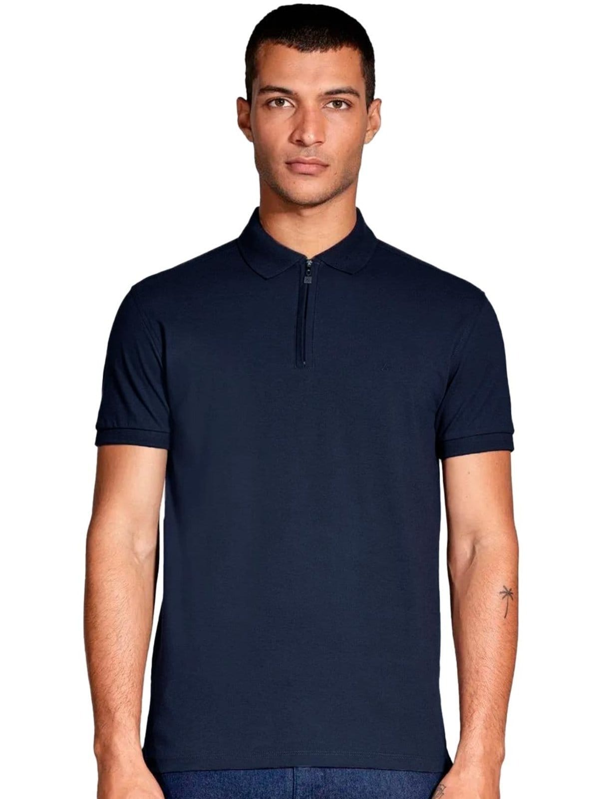 Polo Aramis Masculina Piquet Ziper