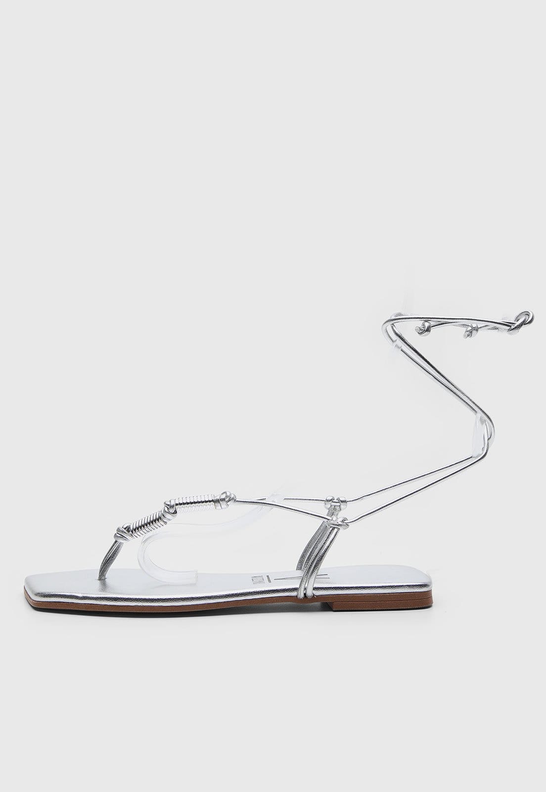 Rasteira Feminina Vizzano Metalizada