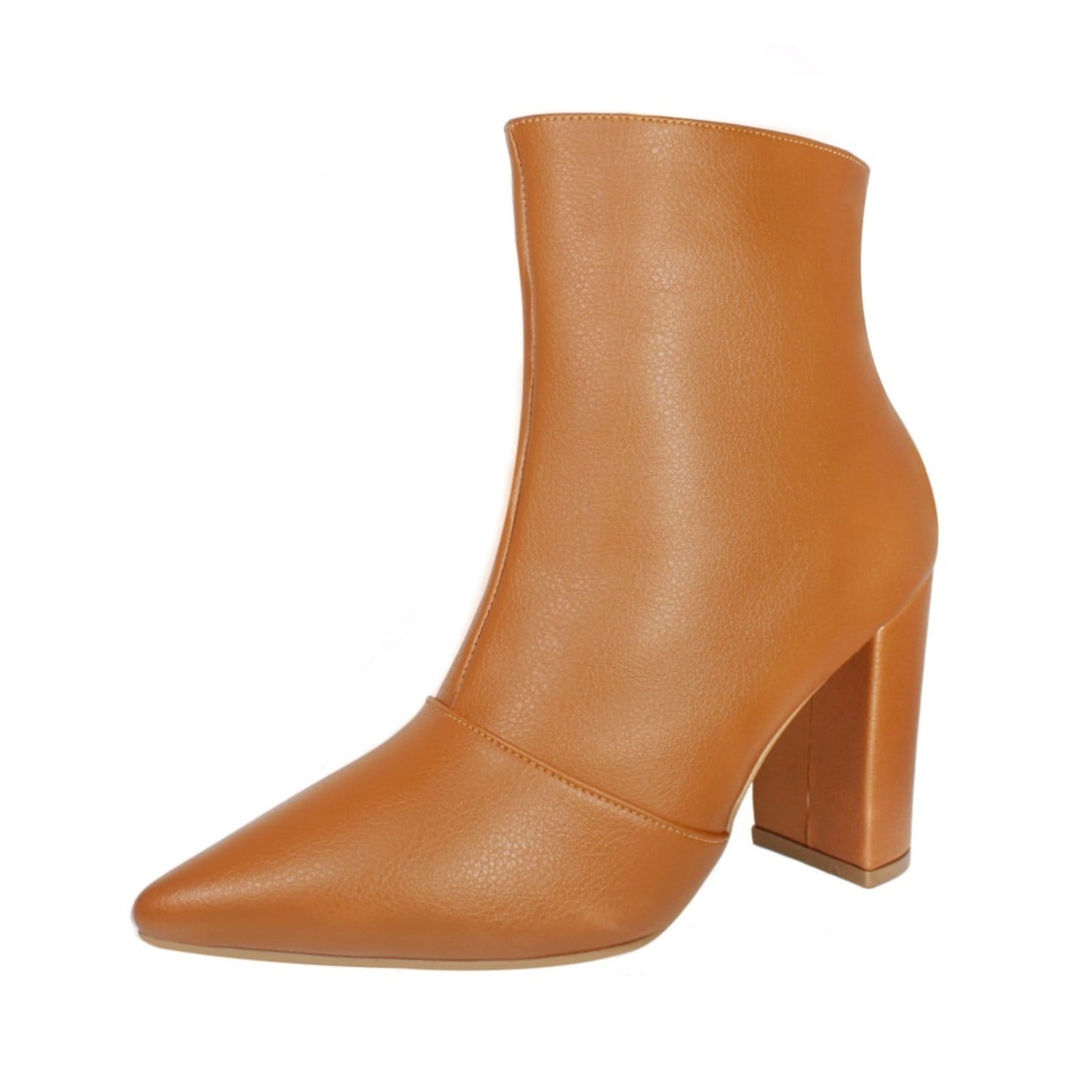 Bota Salto Alto Grosso Cano Curto Bico Fino Luiza Sobreira Mod. 2225