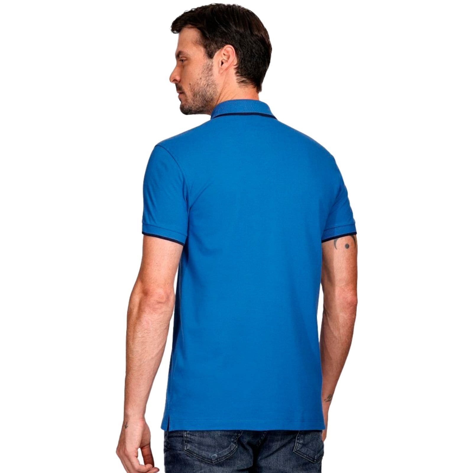 Vista 2 Camisa Polo Aramis Classic Ve25 e Marinho Masculino Aramis azul