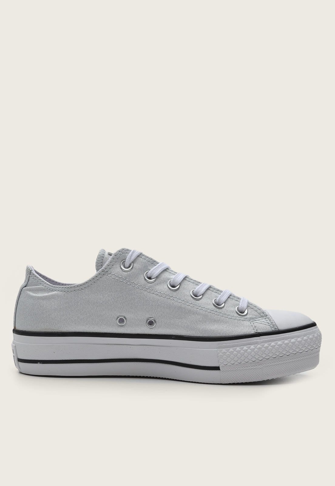 Vista 2 Tênis Converse Chuck Taylor All Star Lift Converse prata
