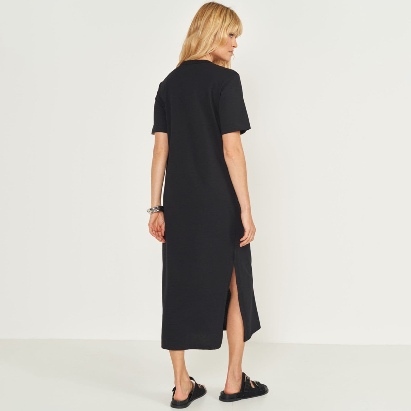 Vista 2 Vestido Mid Colcci Logo Ve26 Feminino Colcci preto