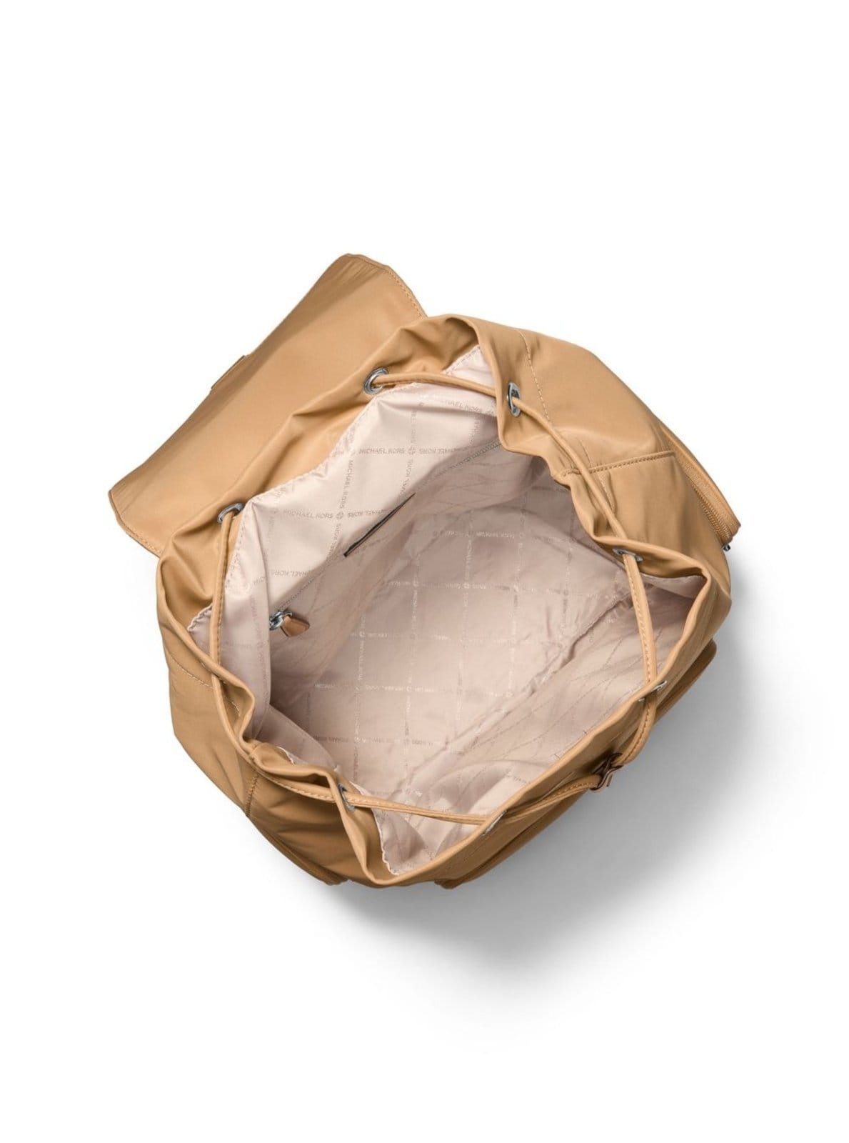Vista 2 Mochila Khai Nylon Grande 35T5S5FB7C198 Michael Kors bege