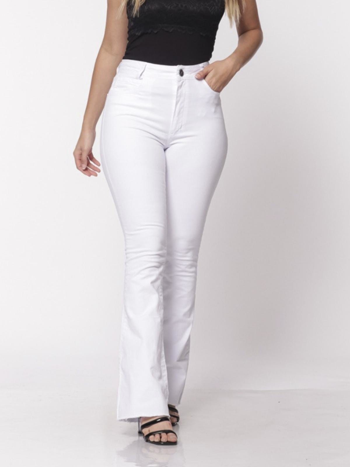 Calça Sarja Flare Elastano 7905