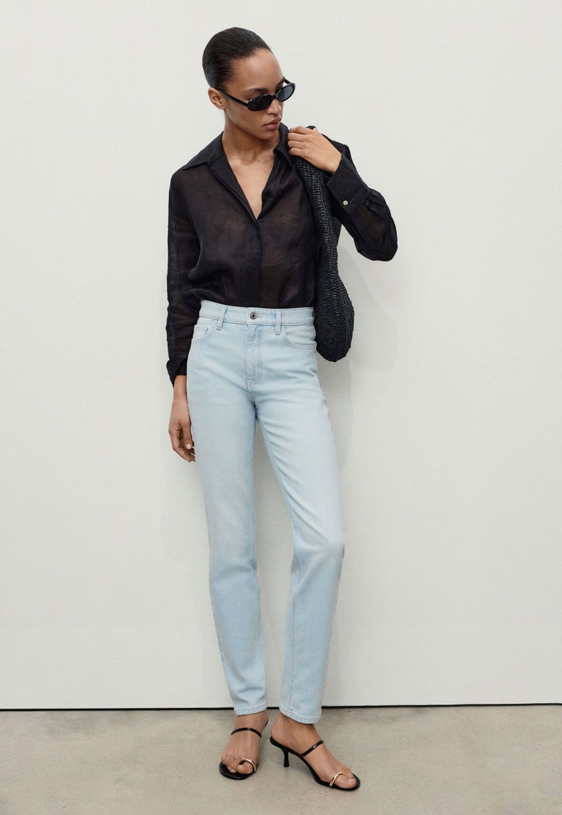 Calça Jeans Mango Mom Newmom