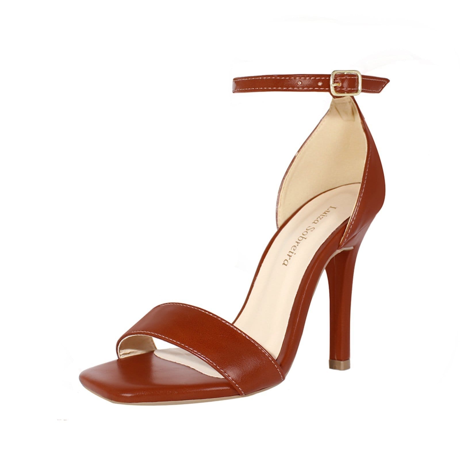 Sandália Salto Alto Fino 12 cm Luiza Sobreira Whisky Mod. 2261
