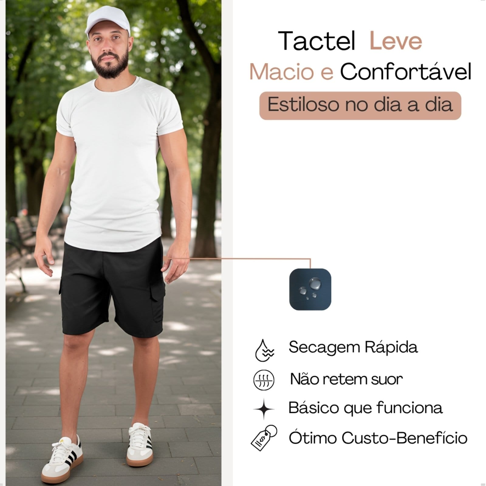 Vista 2 Kit 2 Bermuda Academia Short Cargo Masculino Treino Corrida Frent's azul/azul marinho/multicolorido/preto