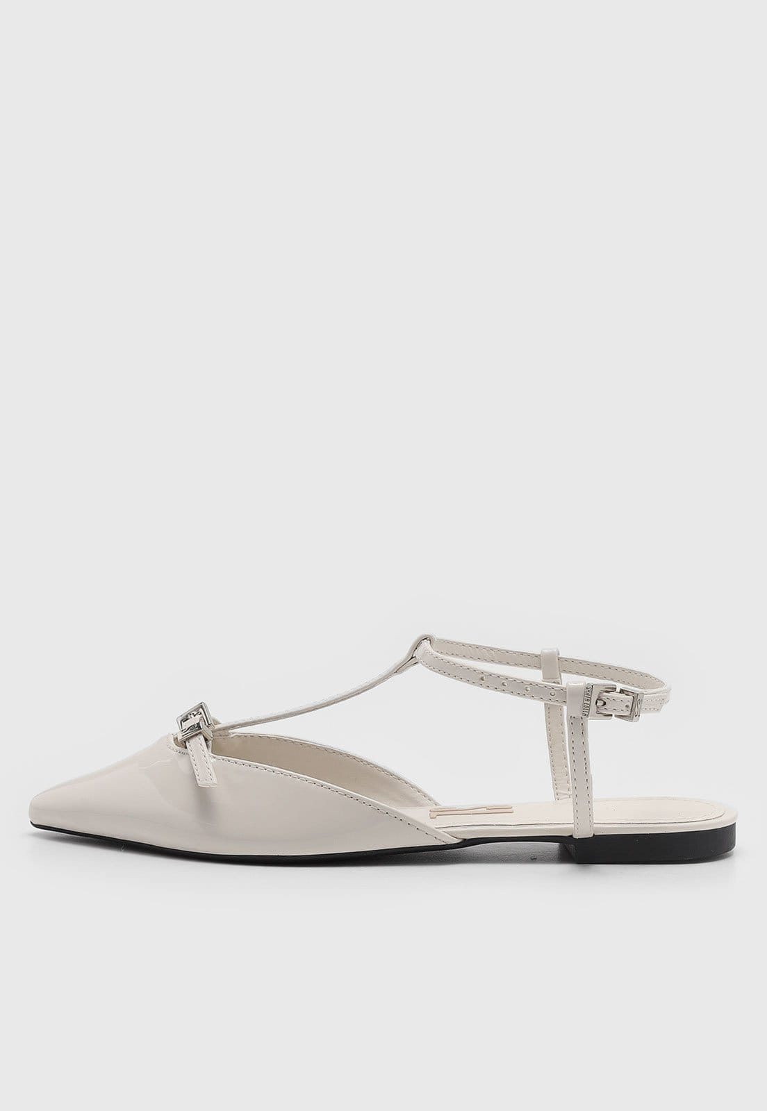 Sapatilha Feminina Santa Lolla Verniz Off-White