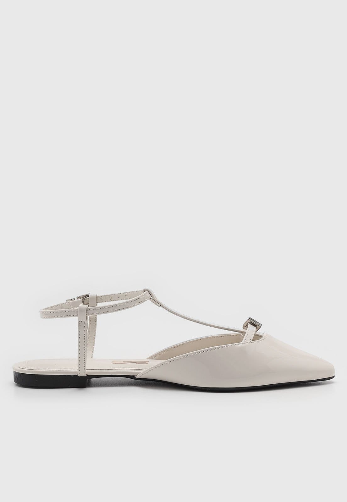 Vista 2 Sapatilha Feminina Santa Lolla Verniz Off-White Santa Lolla off-white white