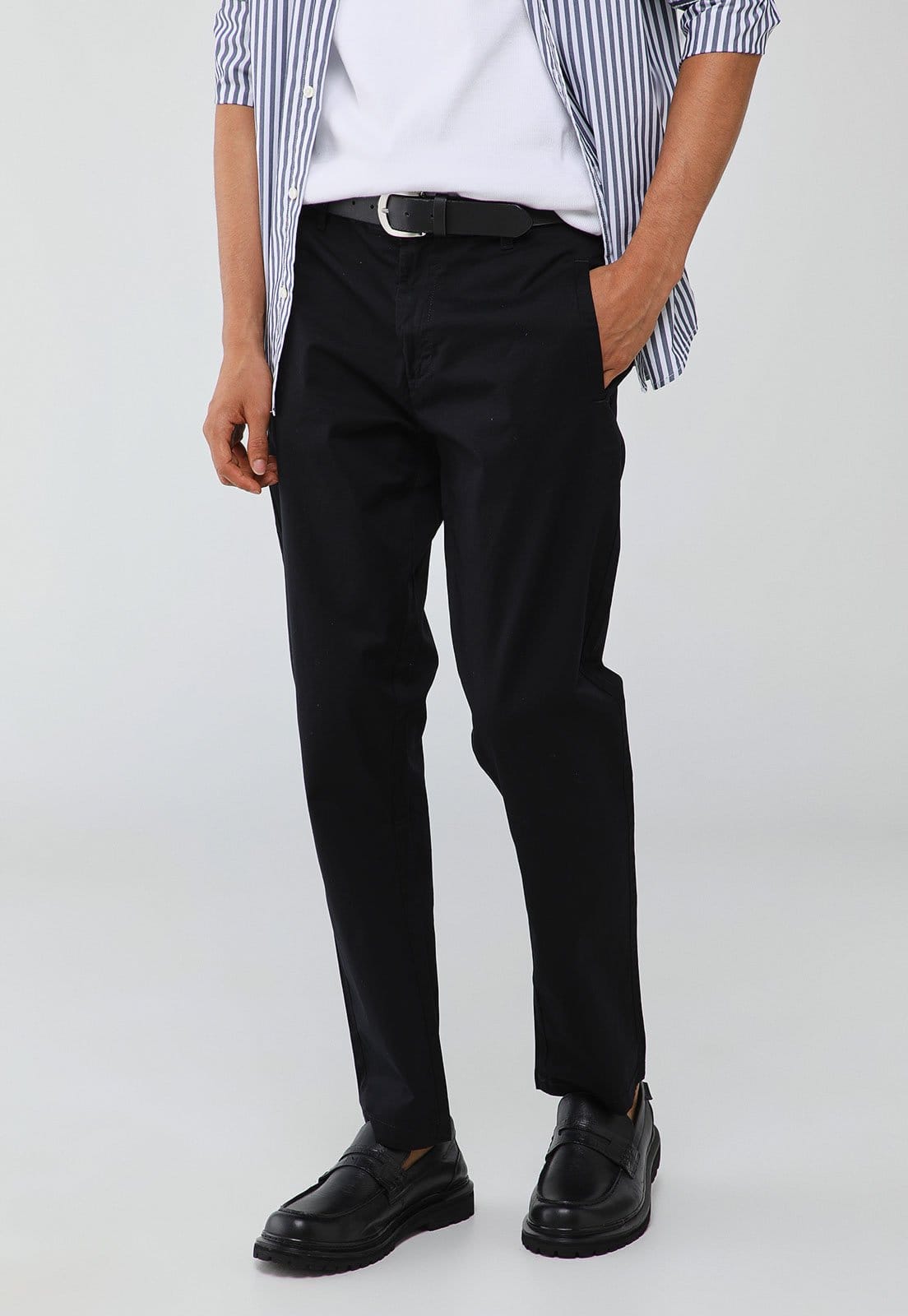 Calça Masculina Hering Slim Preta