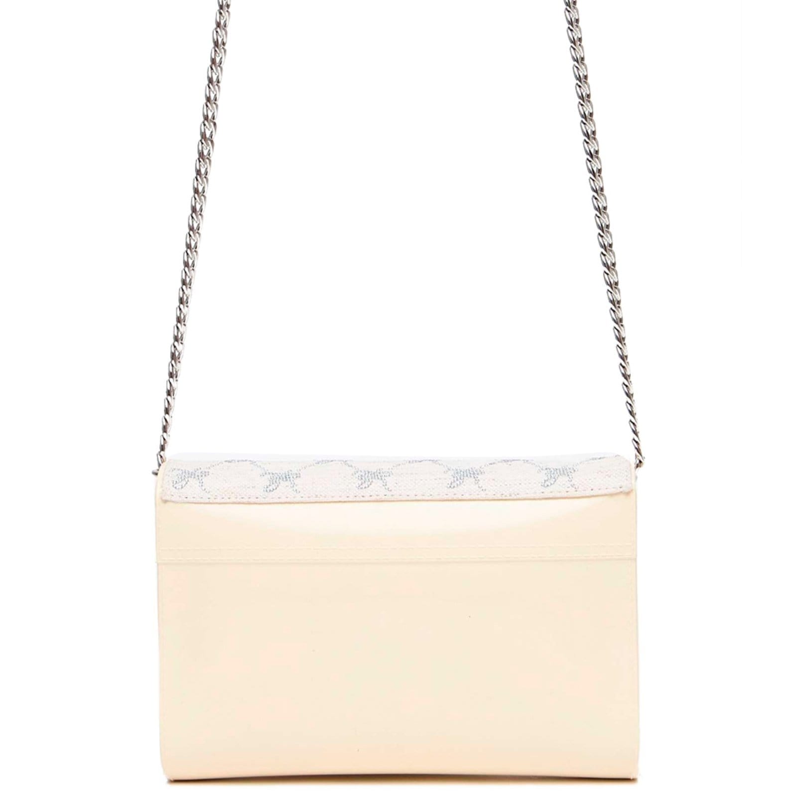 Vista 2 Bolsa Crossbody Lança Perfume Shine Pr25 Off White Feminino Lança Perfume amarelo white