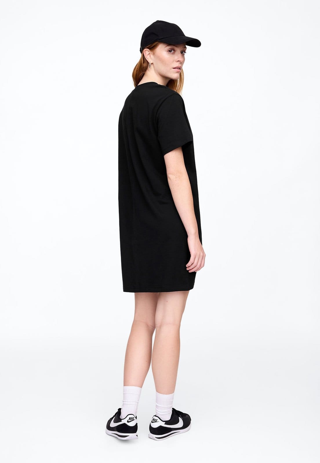 Vista 2 Vestido GAP Curto Liso GAP preto