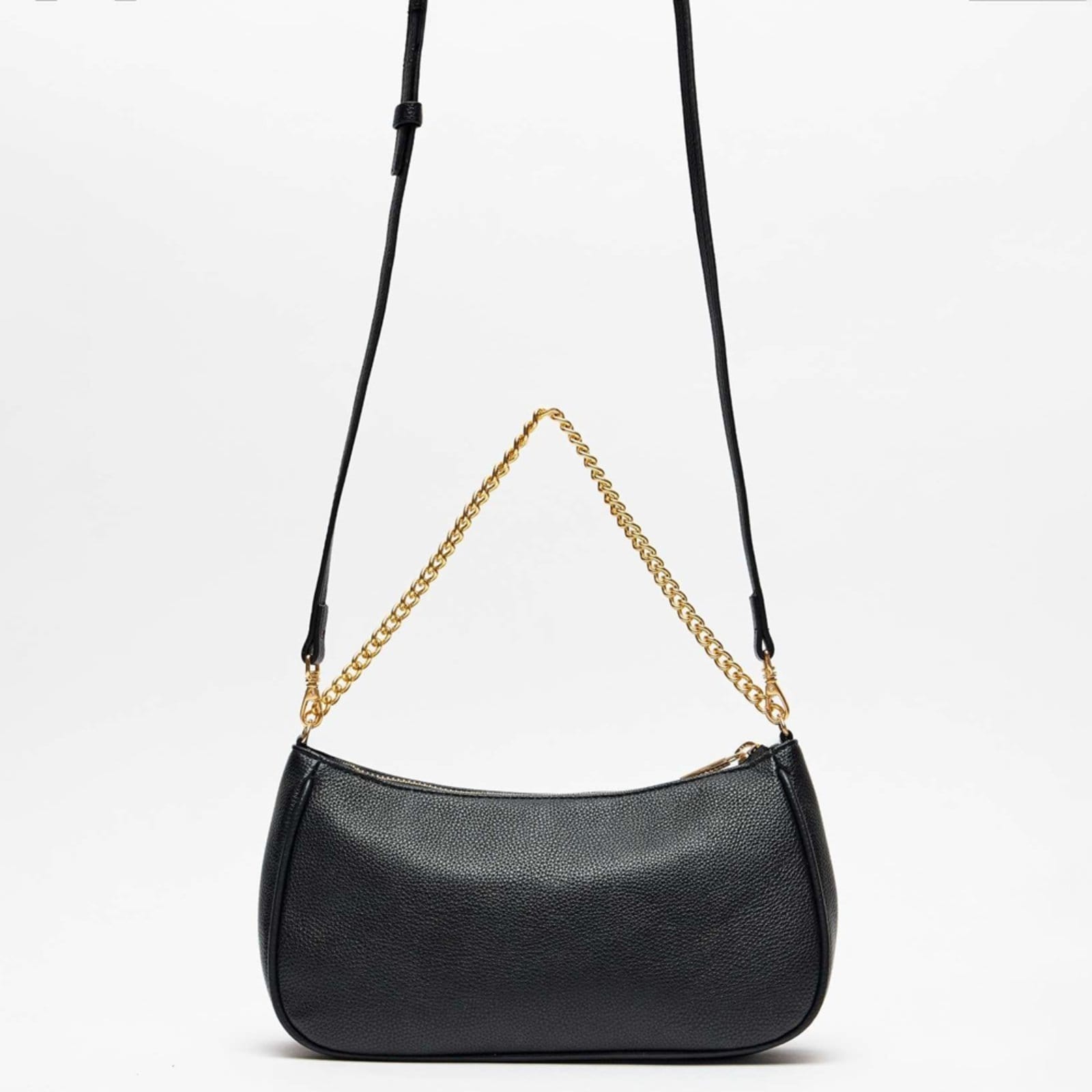 Vista 2 Bolsa Shoulder Lança Perfume Chain In25 Feminino Lança Perfume preto