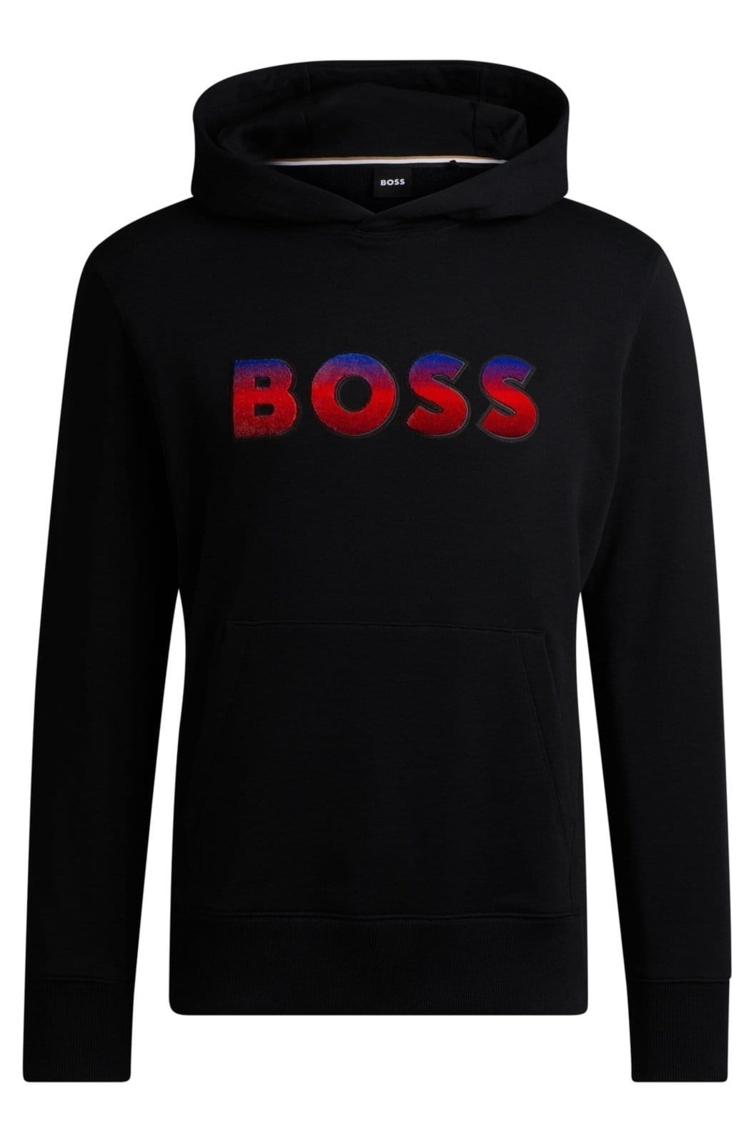 Moletom Com Capuz Regular-Fit Em Terry De Algodão Com Logo Degradê