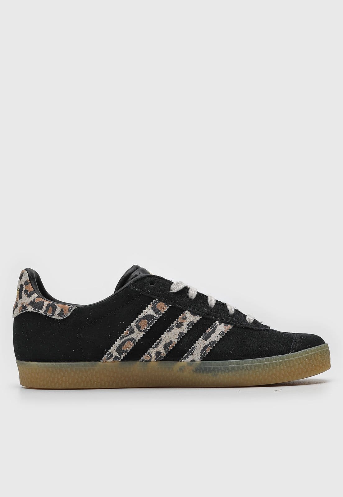 Vista 2 Tênis Feminino adidas Originals Gazelle Animal Print adidas Originals preto