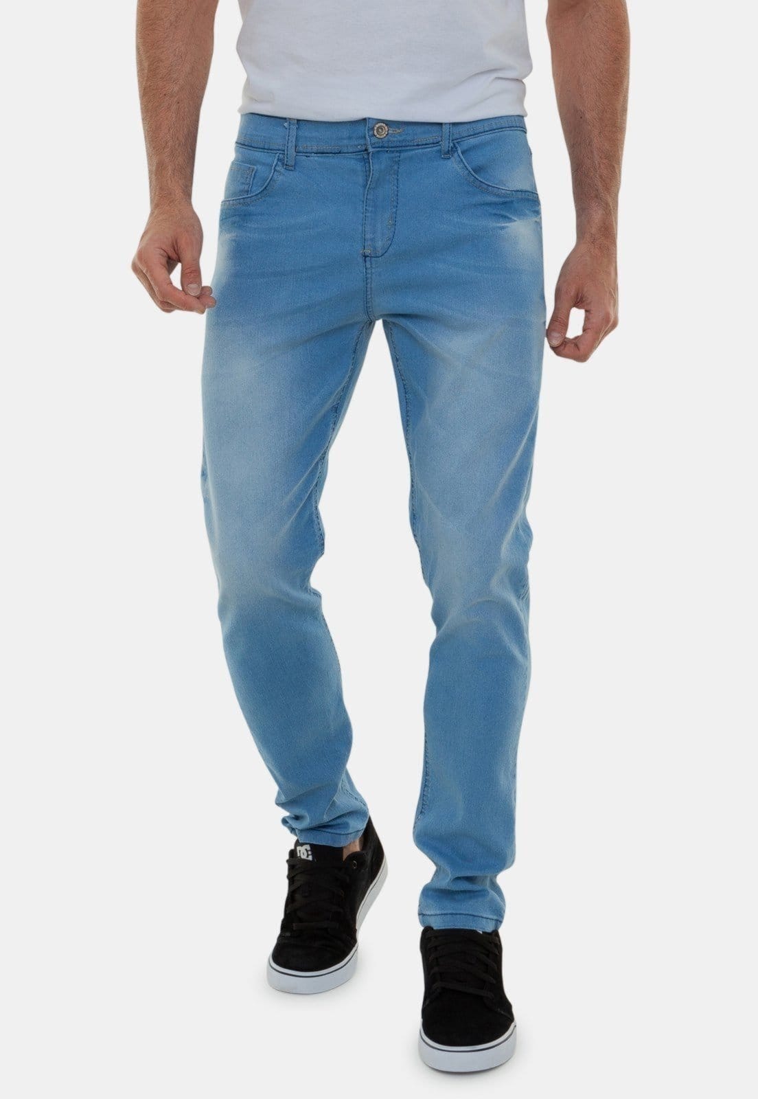 Calça Jeans Claro Premium Masculina Tradicional Versatti Moscou