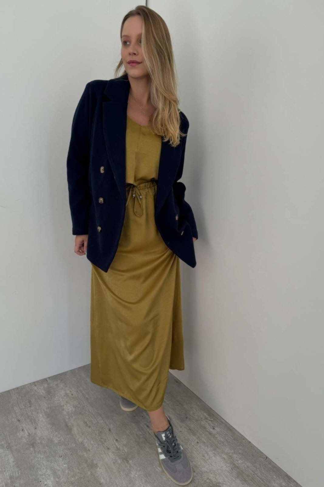 Saia Vanibele Midi Oliva