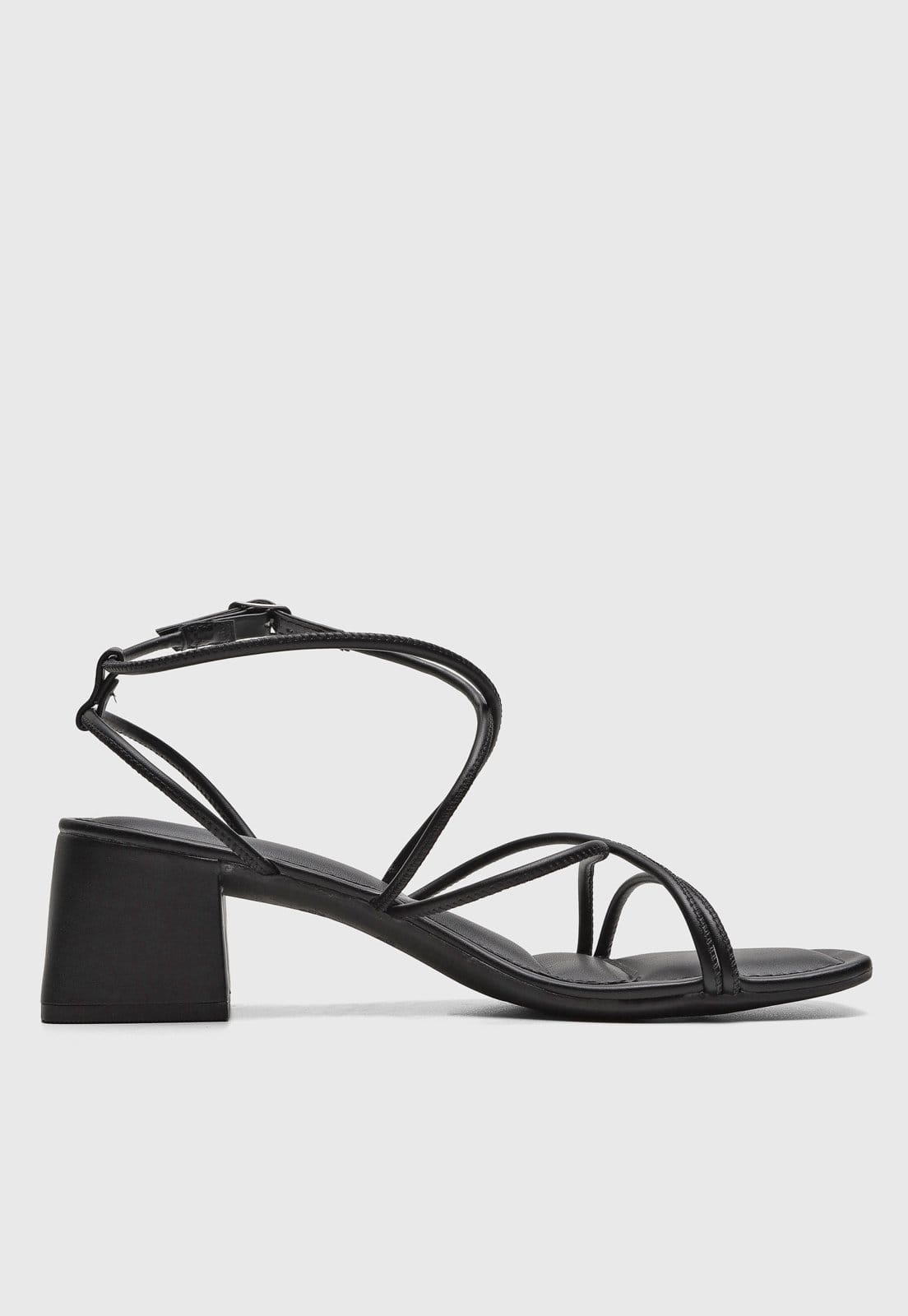 Vista 2 Sandália Via Uno Tiras Preta VIA UNO preto