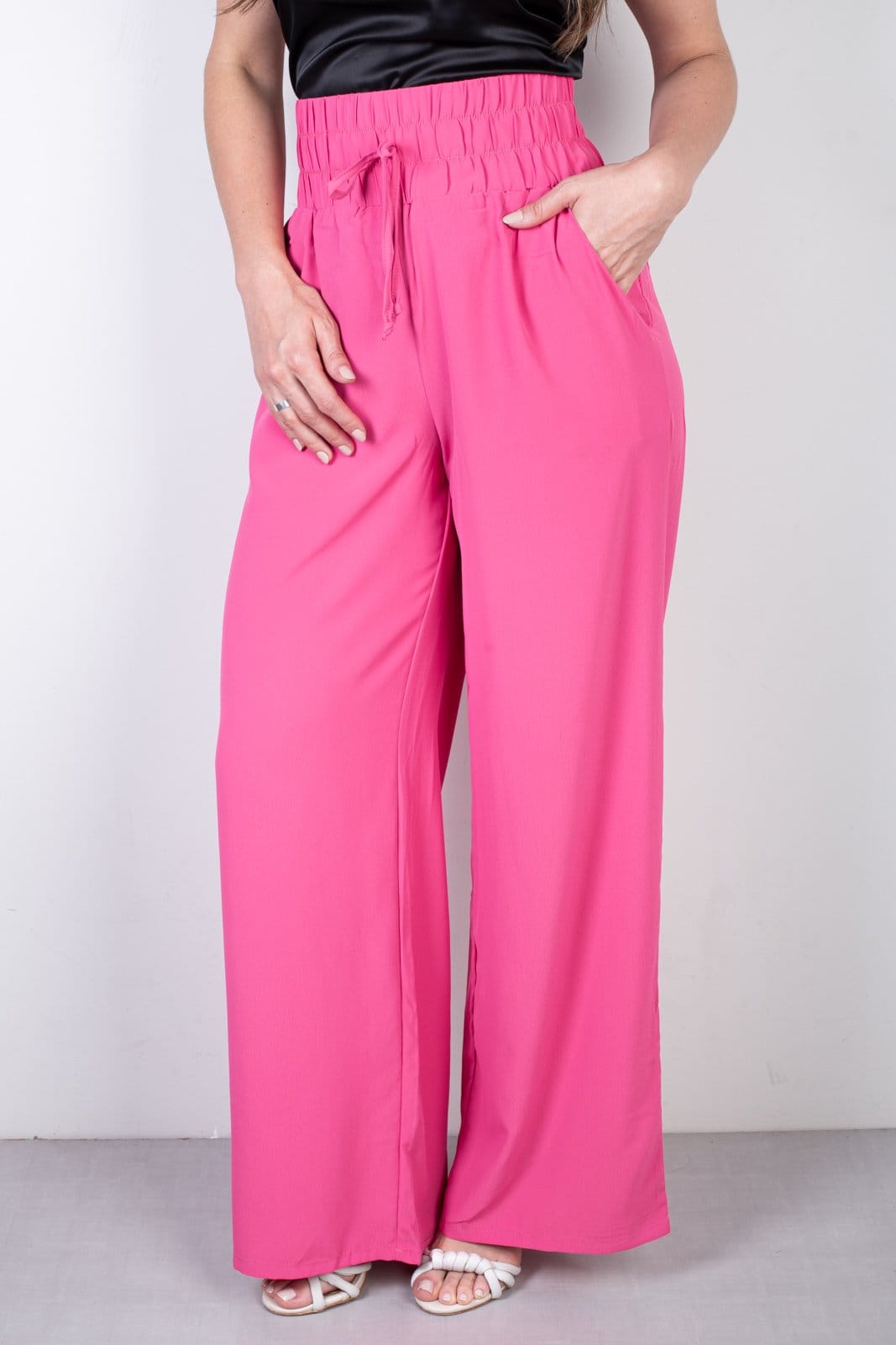 Calça Enluaze Feminina Pantalona Com Elástico 51129