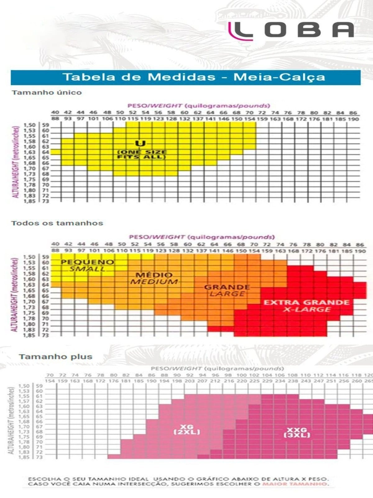 Meia Calça Fio 15 Clássica Fina Dedos Livres Loba - 2