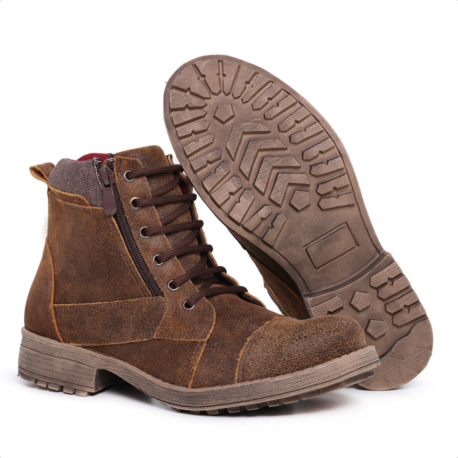 Bota Masculina Coturno Couro Casual Adventure Gasto