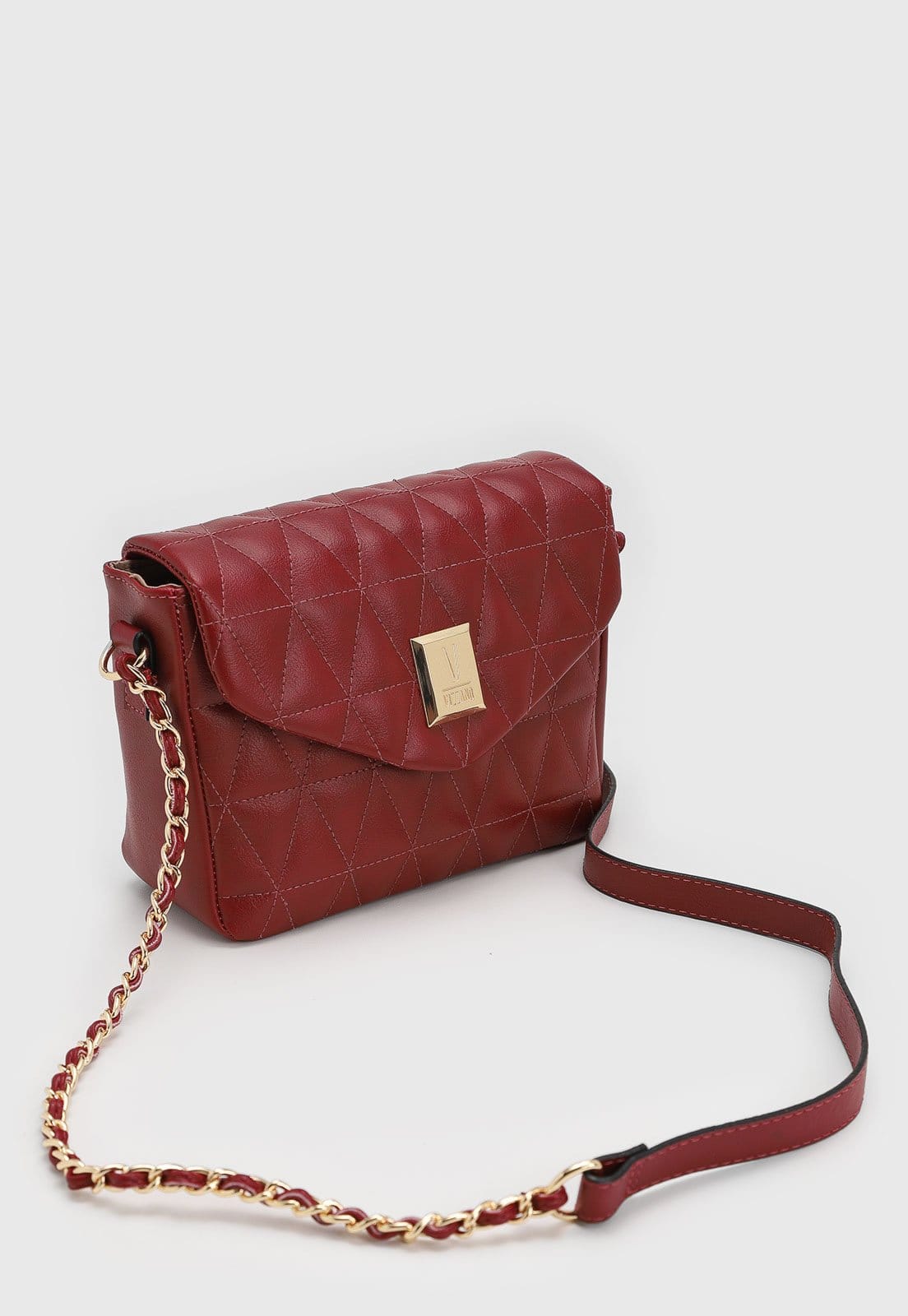 Vista 2 Bolsa Tiracolo Vizzano Alça Corrente Vermelha VIZZANO vermelho