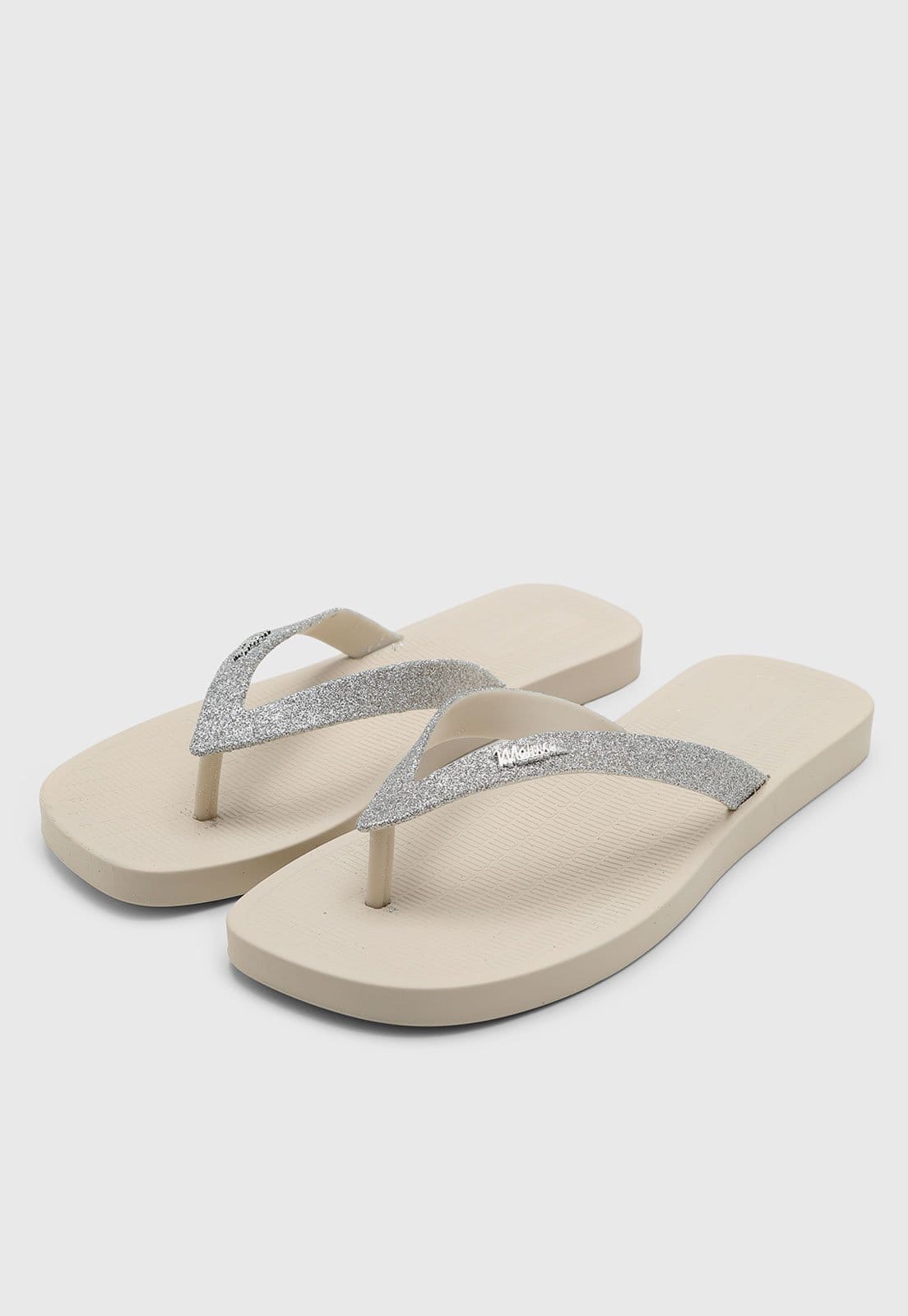 Vista 2 Chinelo Feminino Melissa Glitter Melissa prata