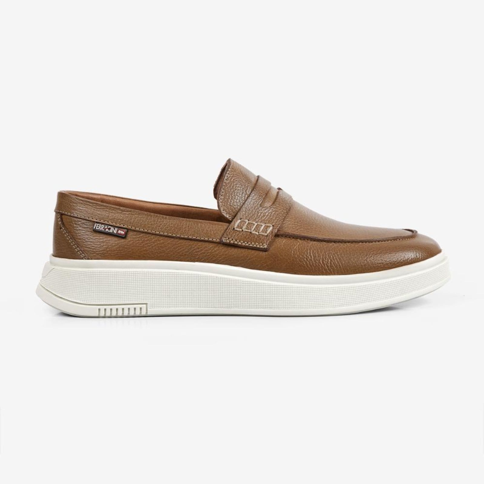 Loafer Penny Logan Ferracini Masculino em Couro Chocolate