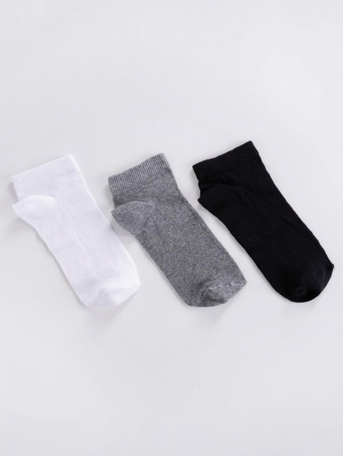 Kit com 03 Meias Trifil Feminina Preto/Cinza